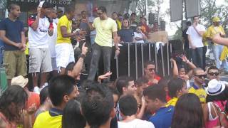 Cocobongo & DJ EDDY G rock out @the 2012 Hackensack Colombian Festival