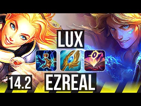 LUX & Pyke vs EZREAL & Karma (ADC) | 11/2/14, Rank 9 Lux, Godlike | TR Grandmaster | 14.2