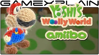 Scanning amiibo in Yoshi's Woolly World