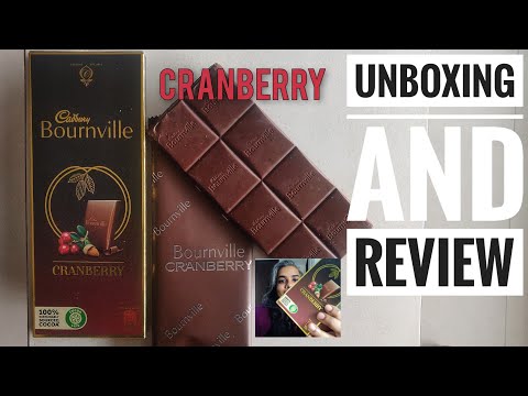 CADBURY BOURNVILLE CRANBERRY Dark Chocolate | Bournville series | Unboxing and Review