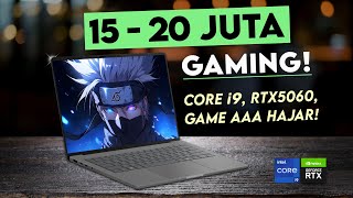 LAPTOP GAMING 15 - 20 JUTAAN TERBAIK 2026! – RTX 5060, Core i9 13900H, Layar 165Hz