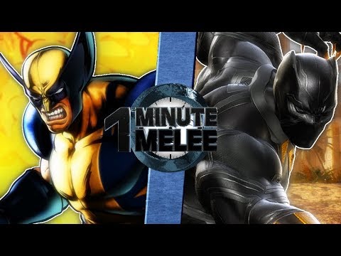 Wolverine vs Black Panther - One Minute Melee S6 EP4