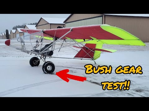 Aerolite 103 Bush gear upgrade flight test!