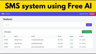 Creating a Professional SMS from Scratch using Gemini AI & OpenCode CLI 🛠️