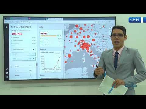 O DIA NEWS  24 03 20  Rastreador do COVID-19 ateÌ 13h09m