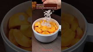EASY PICKLED YELLOW PEACH RECIPE #recipe #cooking #chinesefood #peach #fruit #pickled #desserts