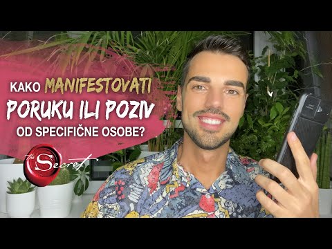 KAKO MANIFESTOVATI PORUKU ILI POZIV OD SPECIFIČNE OSOBE? | Zakon privlačenja 🧙🏼‍♂️