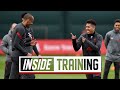 Inside Training: Rondos, shooting drills and mini-games | Presented by AXA