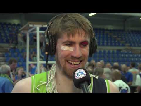 Interviews & huldiging na Zorg en Zekerheid Leiden - Donar Groningen, finale Game 5 (29 mei 2023)