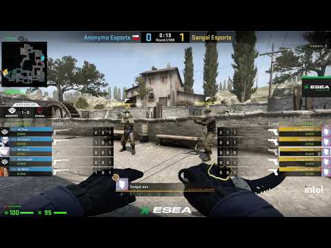 SANGAL vs. Anonymo | Bo3 | ESEA Premier S37 | 2. HARİTA INFERNO