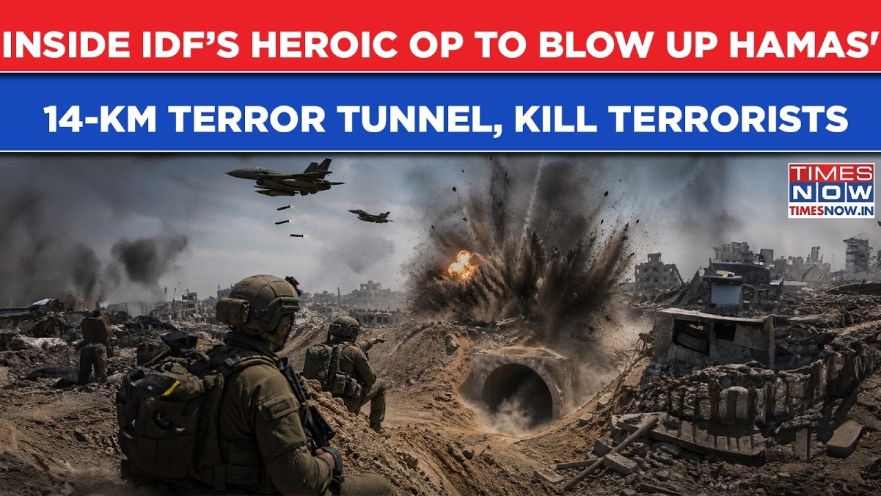 Inside IDF’s Heroic Gaza Op That Burned Hamas, 70+ Terrorists Killed, 14-Km Tunnel Blown Up, Watch