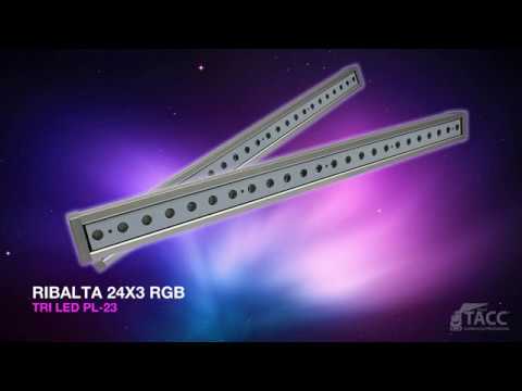 Ribalta 24x3 RGB Tri Led - TACC Iluminação