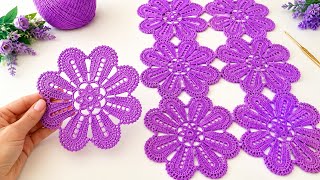 💜Magnificent Crochet 8-Pointed Motif💜Step-by-Step Instructions for All Projects