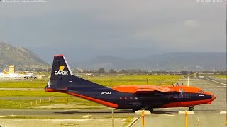 Airport Malaga - Take off Antonov AN-12