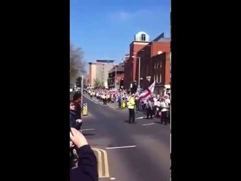 english on the march - st georges day 2015