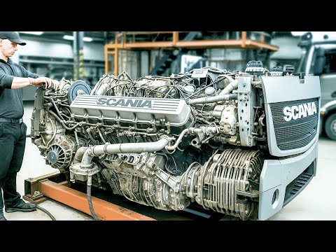 Man Fully Restores Scania Truck Engine after 1,400,000 KM | by @trucks_channel_razborgruz