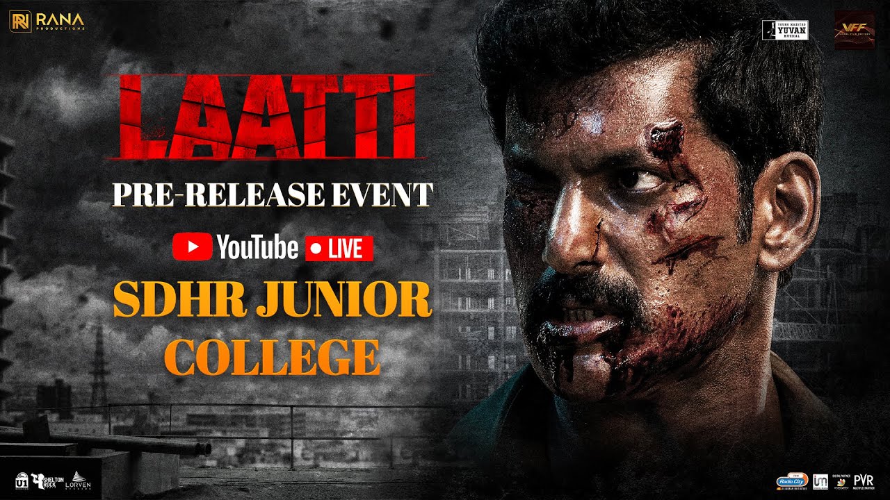 Laththi pre - release event live out link SV College of Engineering