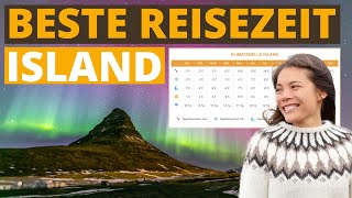 Beste Reisezeit für Island: Klimatabelle & Wetter