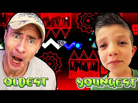 The YOUNGEST vs the OLDEST Geometry Dash Pro