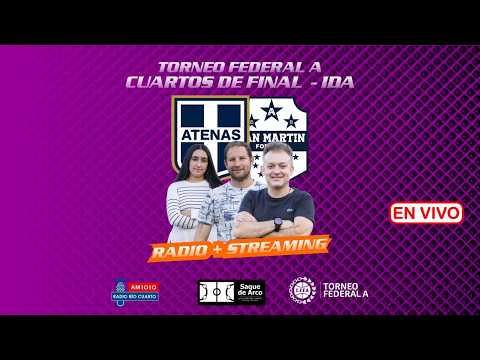 🔴 EN VIVO | ATENAS vs SAN MARTIN DE FORMOSA | CUARTOS DE FINAL TRONEO FEDEARL A | SAQUE DE ARCO