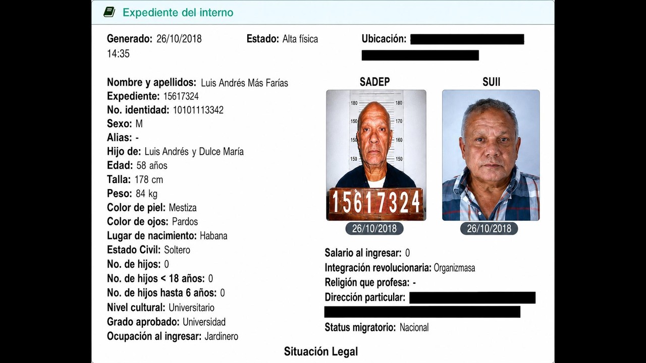 Luis Andrés, otro preso sin beneficios