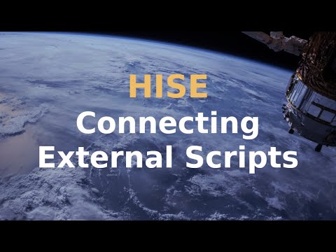 How to connect a HISE project to external scripts