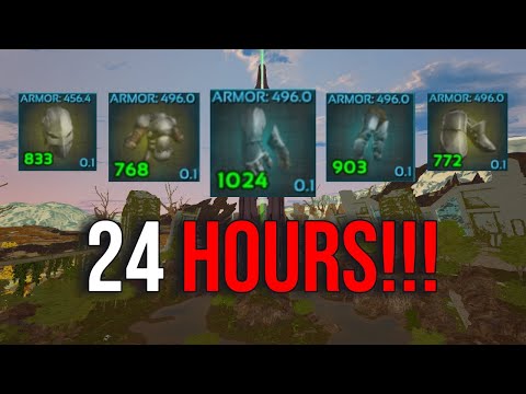 ACHIEVING GOD TIER bps Day 1 by DOMINATING INX 4MAN - Full Day 1 MOVIE -  ARK: Survival Evolved