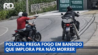 Policial a paisana reage a tentativa de assalto e bandido implora pela vida | Rastro da Notícia