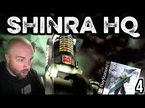 First Time Playing OG Final Fantasy VII (PS1 Version) - Let's Roll to Shinra HQ | Ep. 4