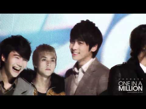[HD] 101203 SM THE BALLAD (Kyuhyun Jonghyun Jino) Music Bank Ending fancam
