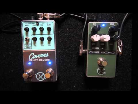 Keeley Mag Echo and Caverns Delay and Reverb In Shimmer Mode