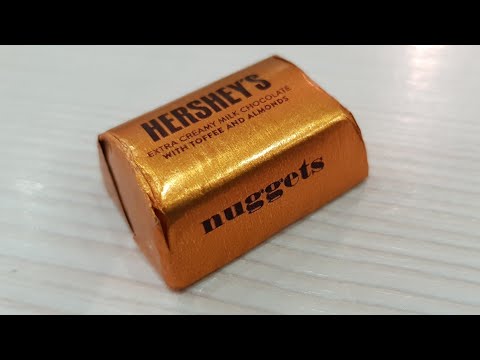 Hershey's Nuggets extra creamy milk chocolate with Toffee and Almonds Opening 2019