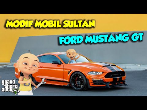 Modif Mobil Sultan Upin FORD MUSTANG GT MANTUL - GTA V Upin Ipin Episode Terbaru 471