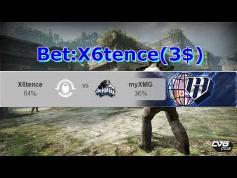 X6tence vs myXMG||Bet CSGO