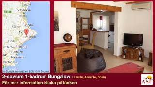 preview picture of video '2-sovrum 1-badrum Bungalow till salu i La Sella, Alicante, Spain'