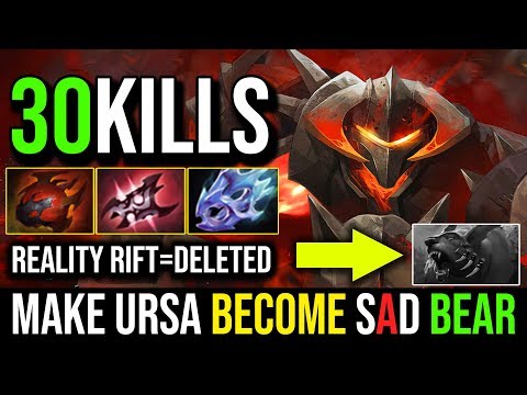 How to Make Ursa Become a Sad Bear [Chaos Knight] Reality Rift=Deleted 30Kills By Babyknight DotA 2