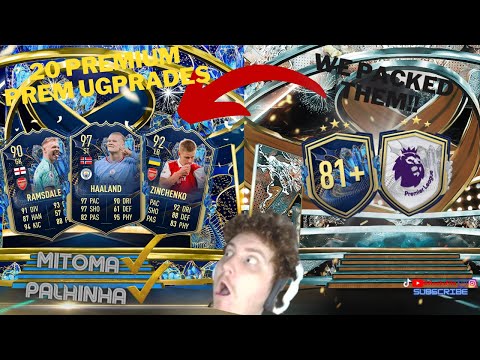 HUGE PREM TOTS PACK OPENING! 20+ PREMIUM EPL UPGRADES, 2 81+ X11 UPGRADES, MITOMA AND PALHINHA!!!