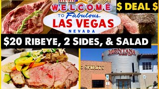 BEST cheap $20 Ribeye in LAS VEGAS 🔥 #vegas #vegasfood #vegaseats