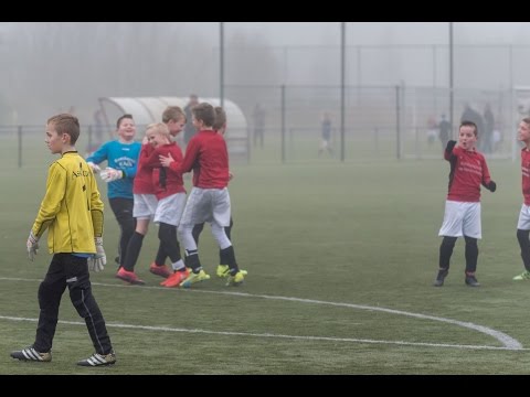FC Rijnvogels JO11-1  vs Quick Boys JO11-2  (18 -2- 2017)