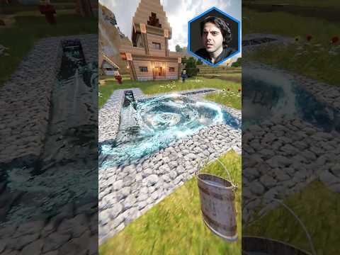 Realistic Whirlpool in Minecraft RTX