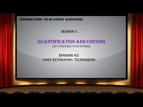 , title : 'S01E02 Cost Estimating Techniques'