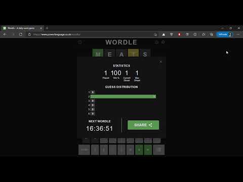 Wordle - A daily word game - 01/27/2022