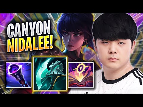 CANYON IS A MONSTER WITH NIDALEE! - DK Canyon Plays Nidalee JUNGLE vs Kha'zix! | Season 2023
