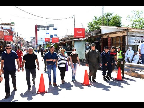 El gobernador Sáenz controló el operativo de seguridad fronteriza en Salvador Mazza