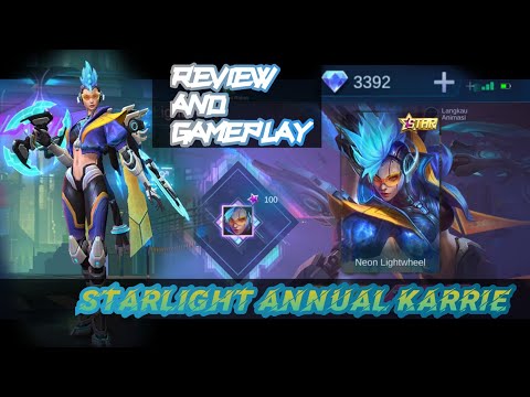 Skin Starlight Annual Karrie (Neon Lightwheel|Mobile Legends Bang Bang