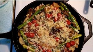 Melange de Legumes et Poulet (Mixture of Vegetables and Chicken)