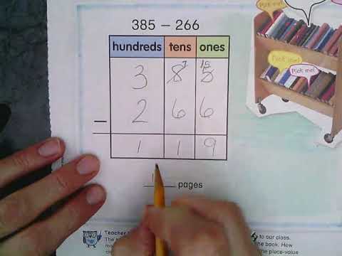 less 7  Rewrite 3-Digit Subtraction