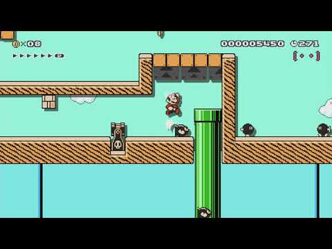 SMB3 Remix (3-9) by Nasetto BG - Super Mario Maker - No Commentary 1bo