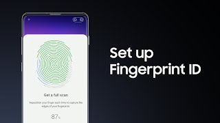 Galaxy S10: How to set up Fingerprint ID