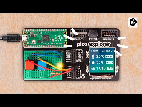 YouTube thumbnail image for Introducing Pico Explorer - an electronic playground for your Raspberry Pi Pico